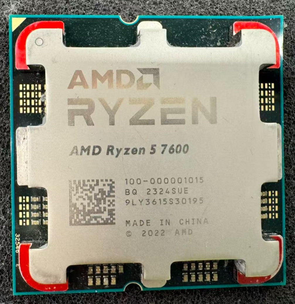 AMD Ryzen 5 7600 Desktop Processor 3.8GHz, 6-CoreSocket AM5 Tested *READ*