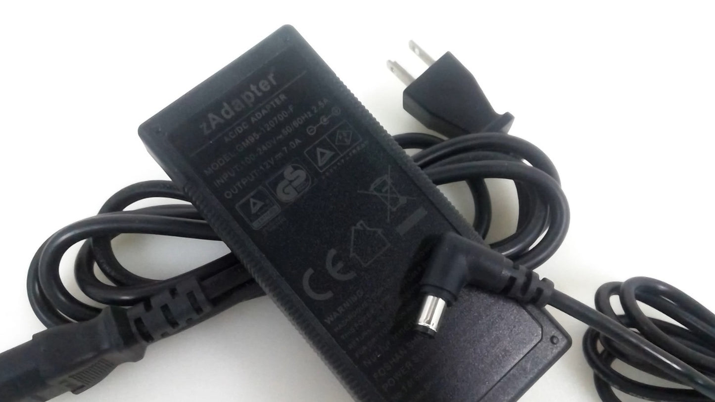 zAdapter  12V  7A  AC/DC  Adapter GM95-120700-F Power Supply Tip 6.5*4.0mm