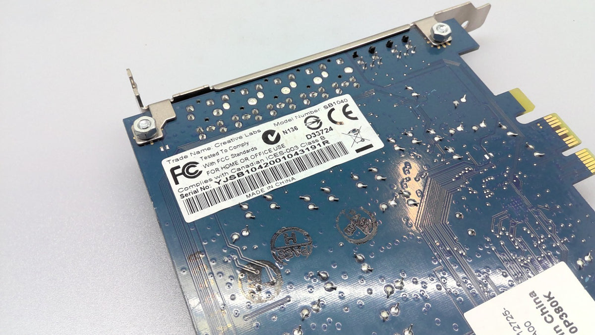 Creative Tech SB1040 PCI-E x1 Sound Blaster X-Fi Xtreme Audio 7.1 CH Sound Card