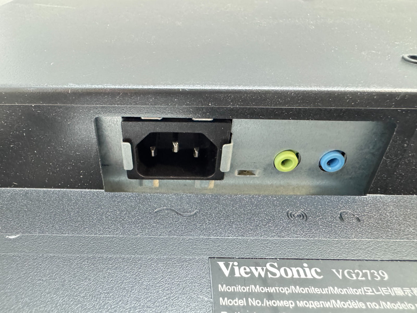 ViewSonic VG2739 27" 1080p IPS Monitor, HDMI DP D-SUB NO STAND
