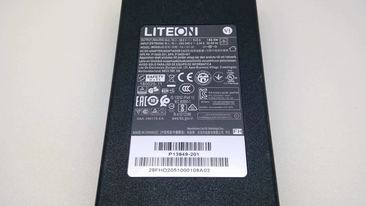LITEON PA-1181-28 180W 19.5V 9.23A HP P13849-201 7.4x5.0mm Adapter