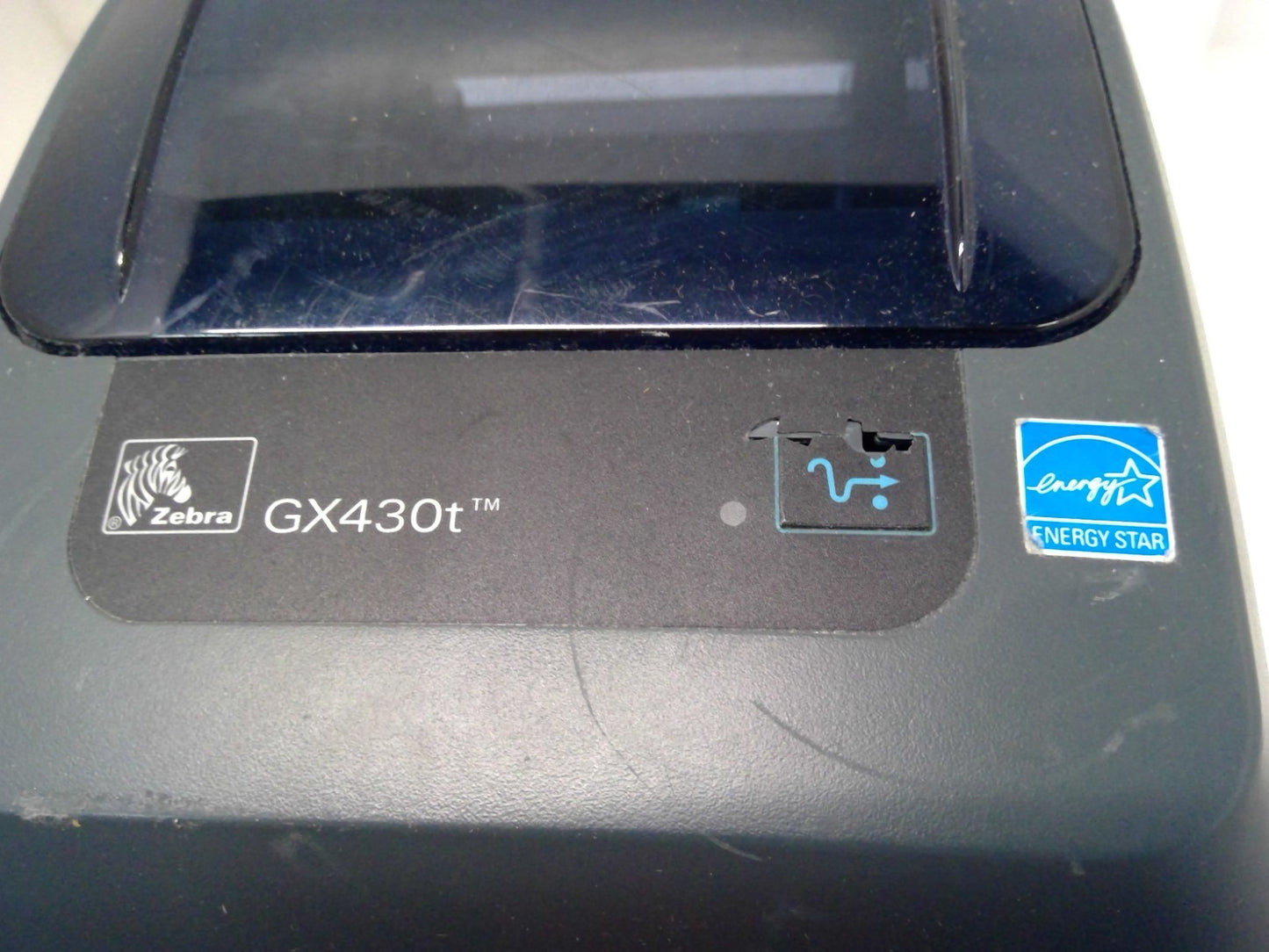 Zebra GX430t 300 dpi USB 2.0 Thermal Label Printer GX43-102521/11-000 *READ*