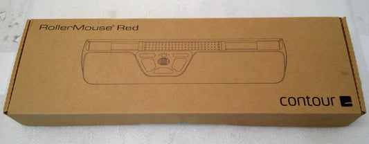 RM-RED Contour Design RollerMouse Wired Mouse - Red