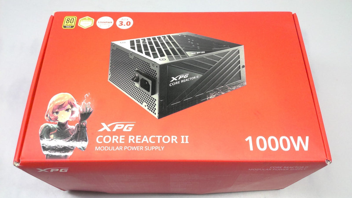 XPG Core Reactor II 1000W 80+ Gold Certified Full Modular ATX 3.1 PSU,Black