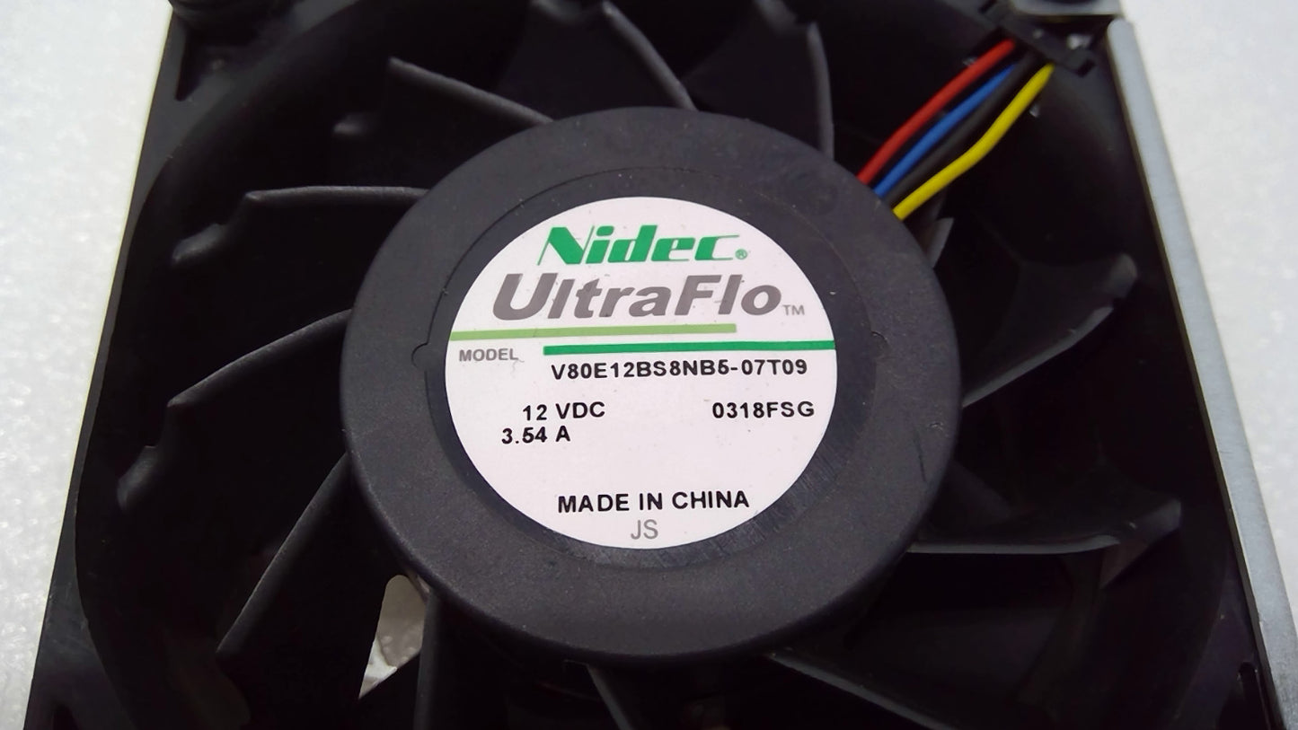 NIDEC V80E12BS8NB5-07T09 DC 12V 3.54A 80x80x38mm 4-Wire Cooling Fan