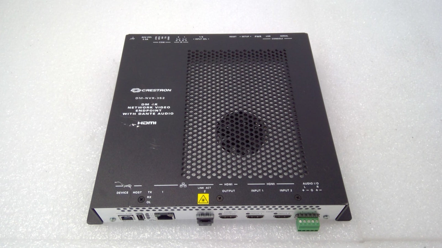 CRESTRON DM-NVX-352 6508634 DM 4K NETWORK VIDEO ENDPOINT WITH DANTE AUDIO