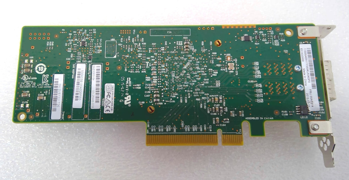 Lenovo N2225 LSI 9300-8e 12Gb Ext SAS HBA Card 00AE914 00AE912 Low Profile