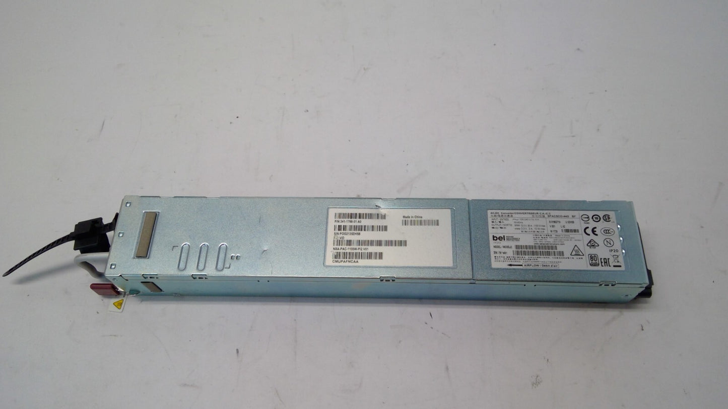 Cisco Bel NXA-PAC-1100W-PI2 1100w Nexus AC Port Side Intake PSU 341-1798-01