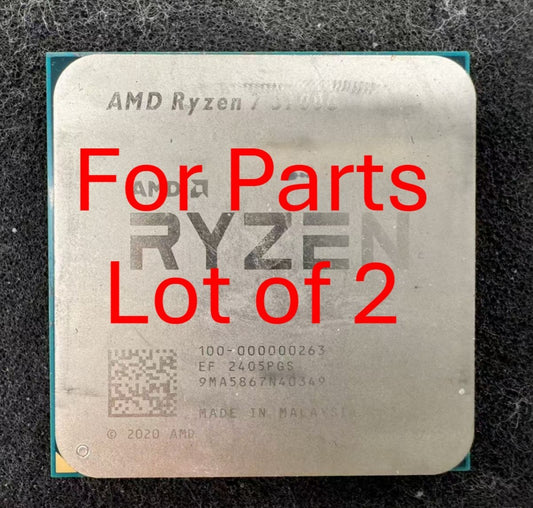 *For Parts* Lot of 2 AMD Ryzen 7 5700G 3.8GHz, 8-Core, 16-Thread Socket AM4