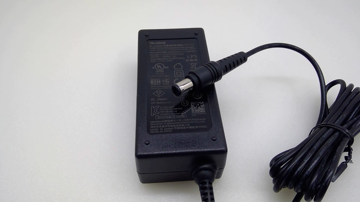 Genuine Yealink 33.6W AC Power Adapter YLPS480700C 48V 0.7A DC Barrel Connector