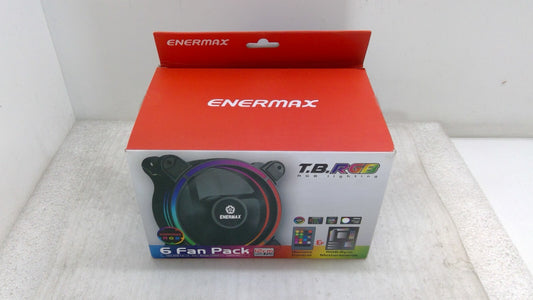 Enermax 120mm T.B.RGB LED Case Fan 6 Pack with RGB Control Box UCTBRGB12-BP6