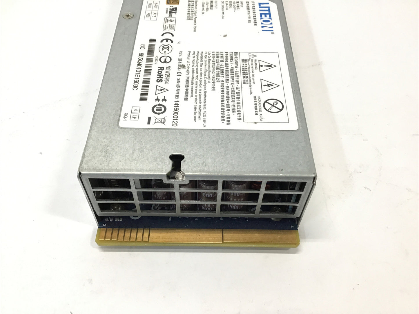 Liteon PS-2751-5Q 750W Power Supply 100-240V For PowerEdge C2100 Server *READ*