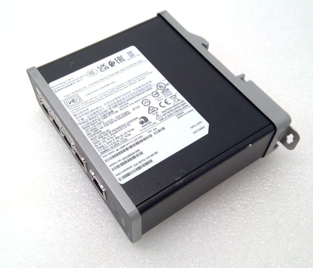 Cisco IE-1000-4T1T-LM 5-Port 10/100 Mbps Ethernet Managed Switch