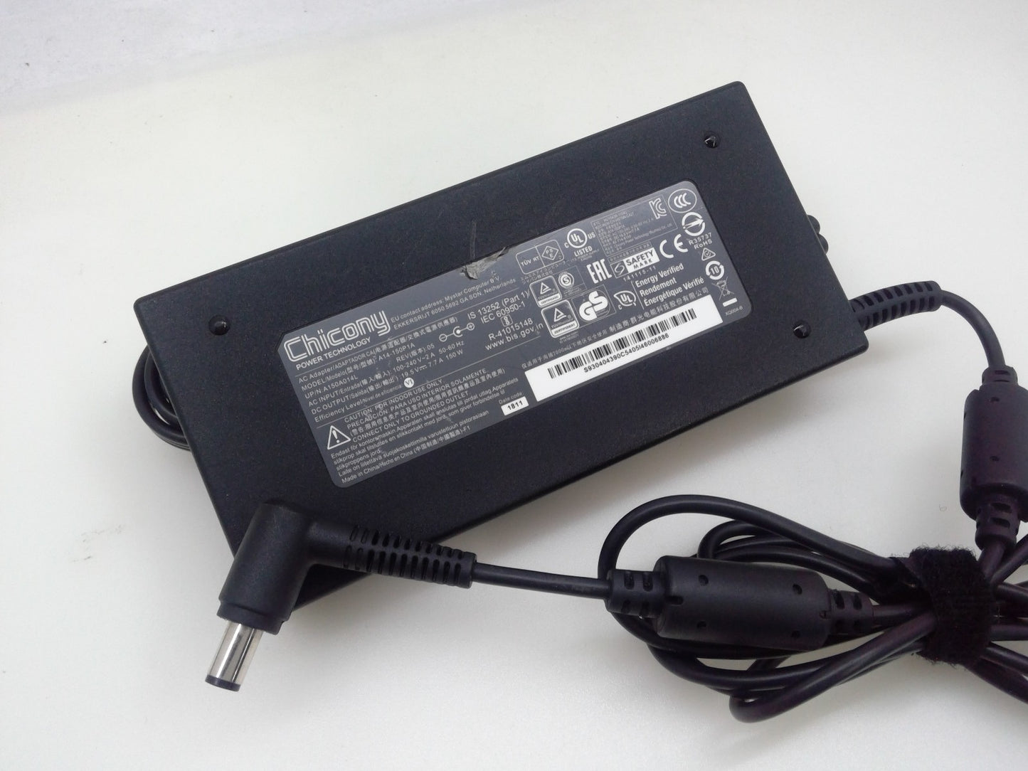 GenuineChicon 150W 19.5V 7.7A Charger A14-150P1A 7.4*5.0mm Power Supply Adapter