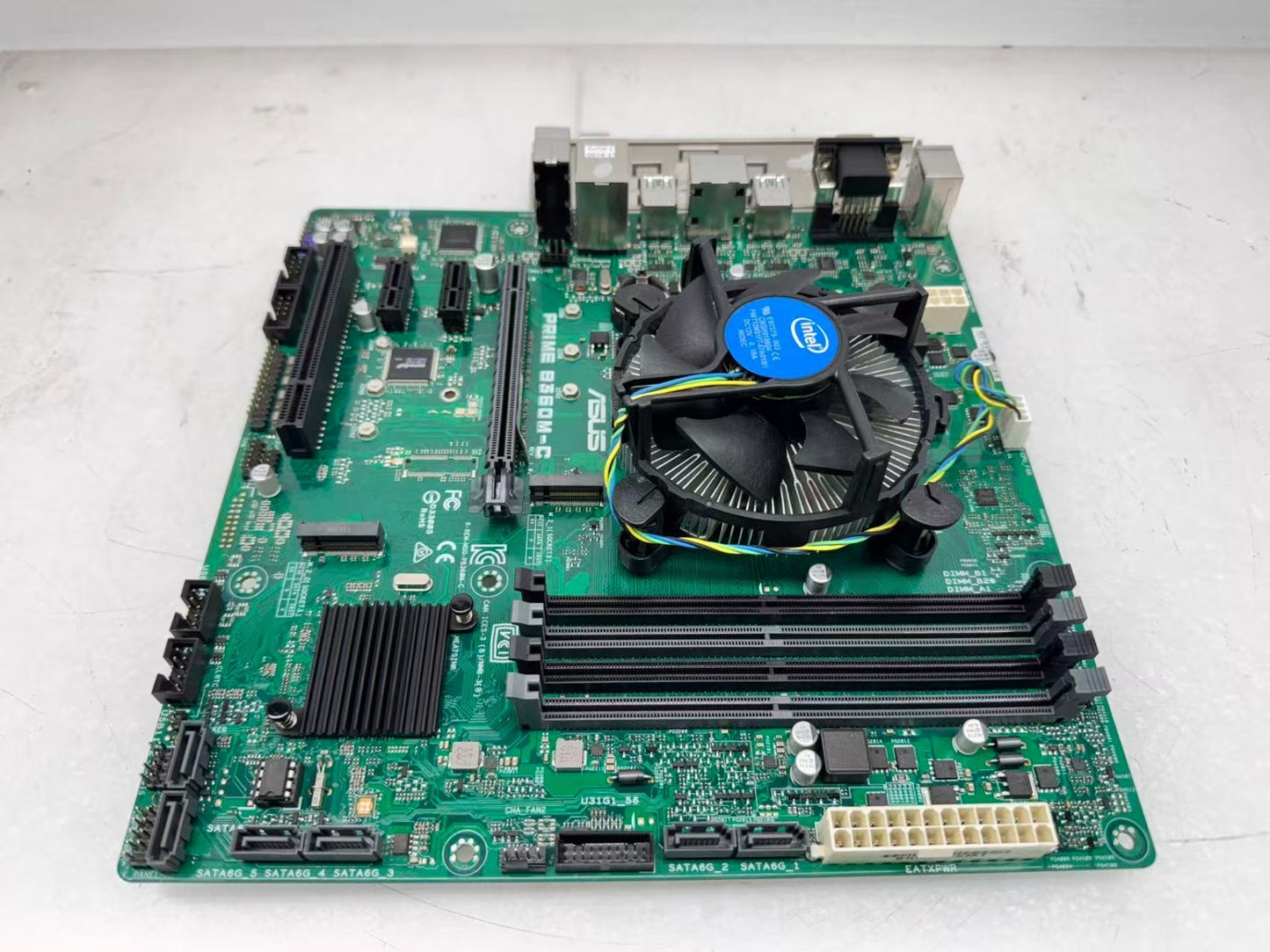 ASUS PRIME B360M-C Motherboard With Intel Core i3-8100@3.6GHz/HeatSink