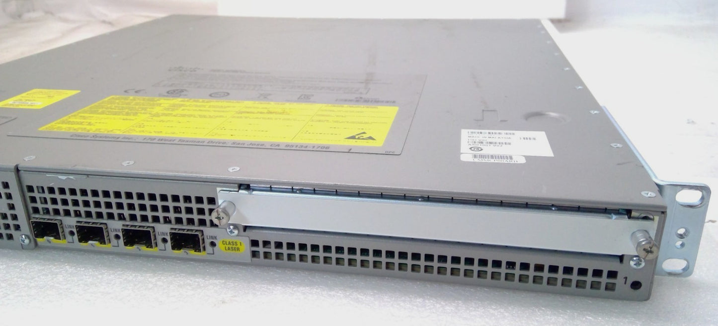 Cisco ASR1001 Aggregation Services Router 4 Built-in GE Ports Dual AC/Power