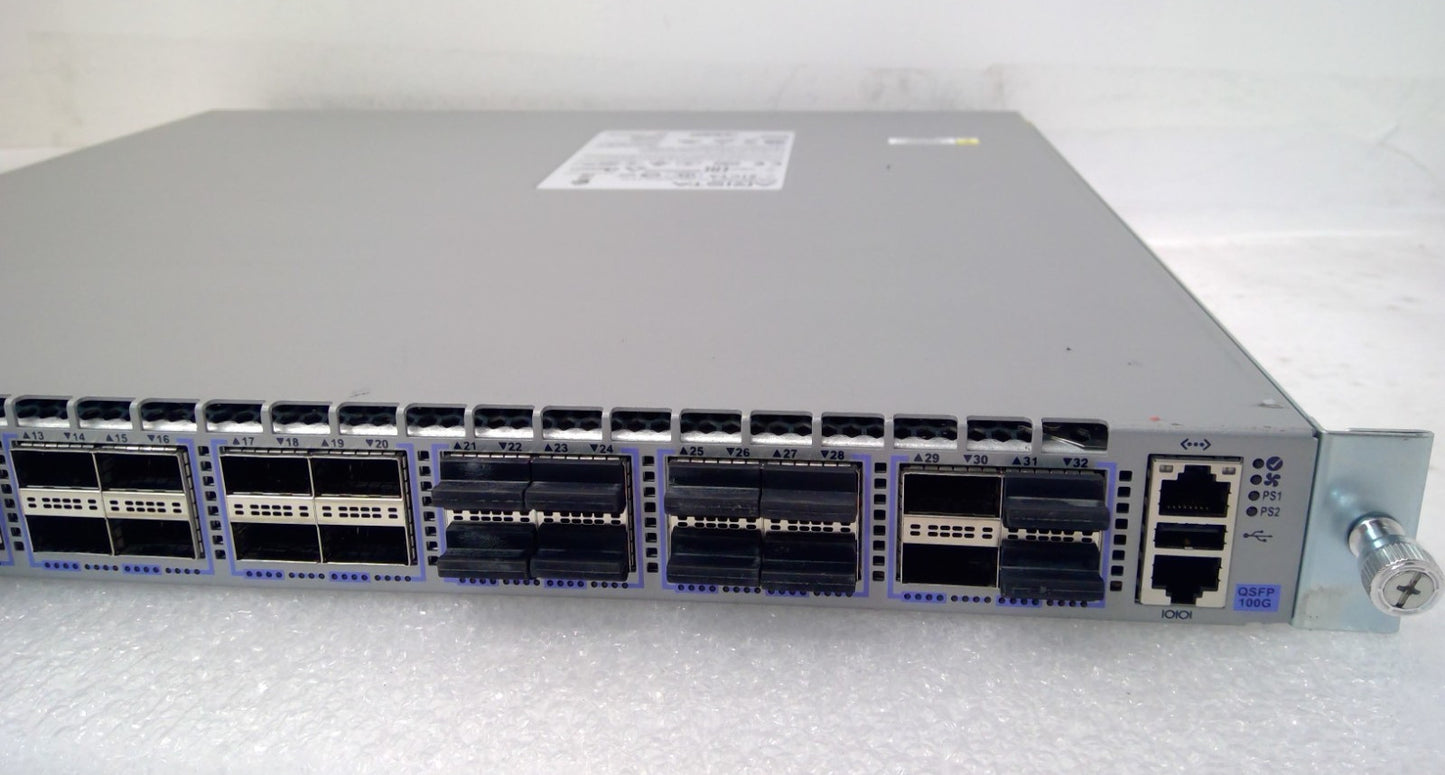 Arista 7060X 32x100GbE QSFP & 2x 10GbE SFP+ Switch DCS-7060CX-32S-R