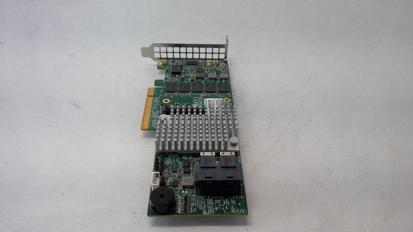 Supermicro AOC-S3108L-H8IR 8 Ports 12Gbps PCI-e Raid Card Internal SAS-3 No BBU