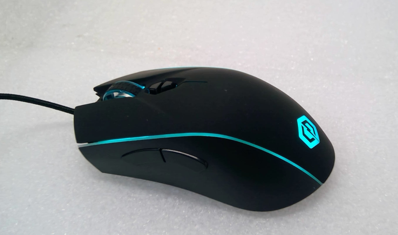 CyberPower PC MO-131-102 Gaming Optical Mouse Black Multi-Color LED USB Wired