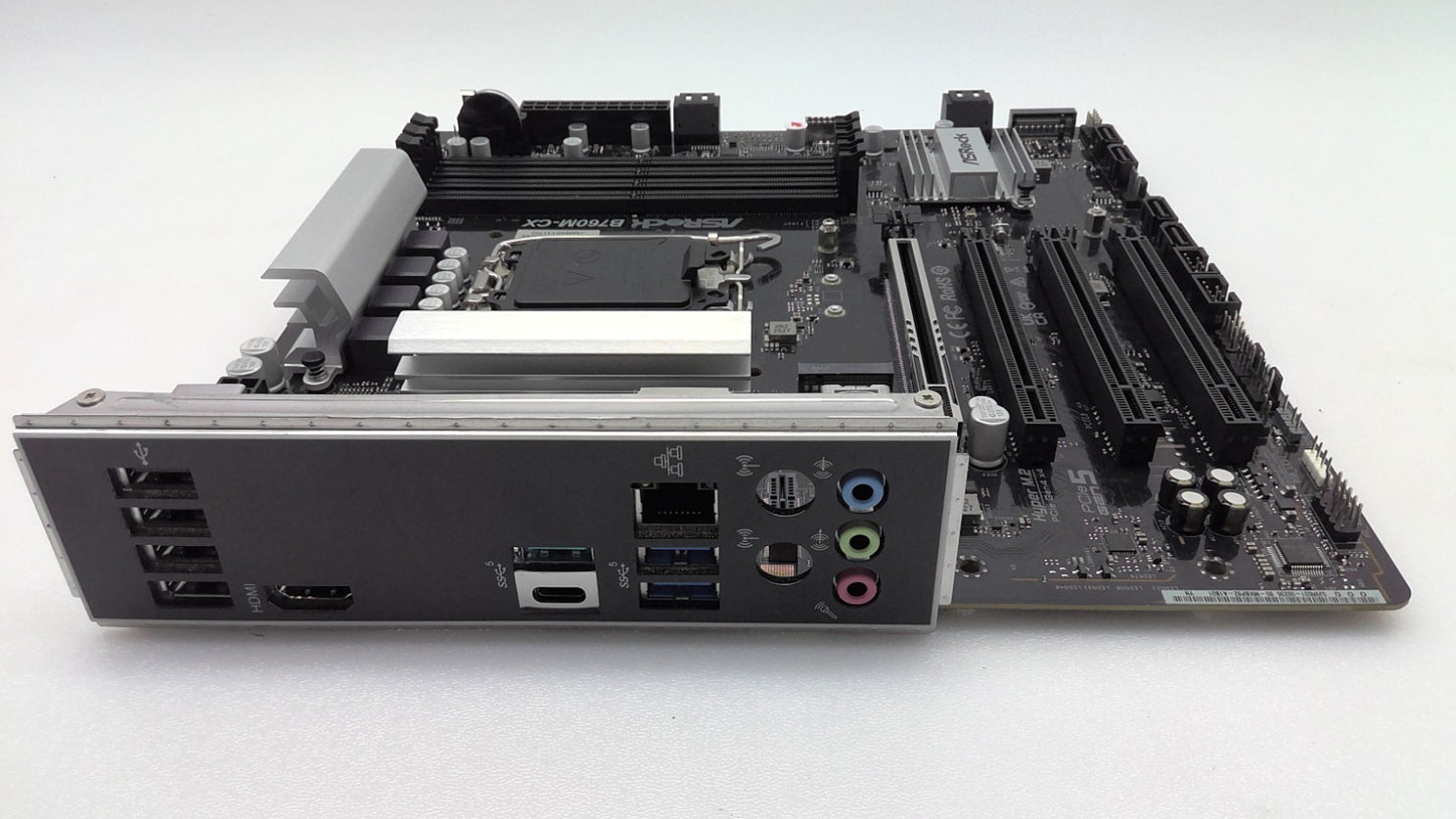 ASRock B760M-CX LGA 1700 micro ATX Intel DDR5 Motherboard*Read*