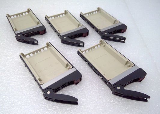 LOT OF 5 Supermicro 2.5" SATA SAS HDD Caddy Tray&Slot Filer 01-SB16105-XX00C102E