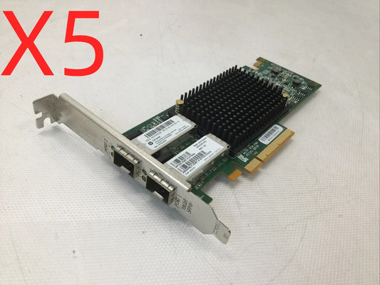 LOT OF 5 HP StoreFabric CN1200E Dual Port 10Gb SFP+ CARD 767078-001