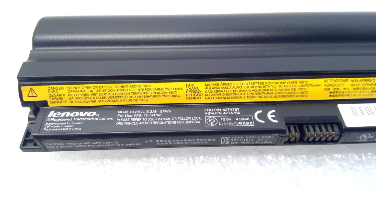 OEM Lenovo Battery ThinkPad X100e X120e 10.8V 57WH 42T4787