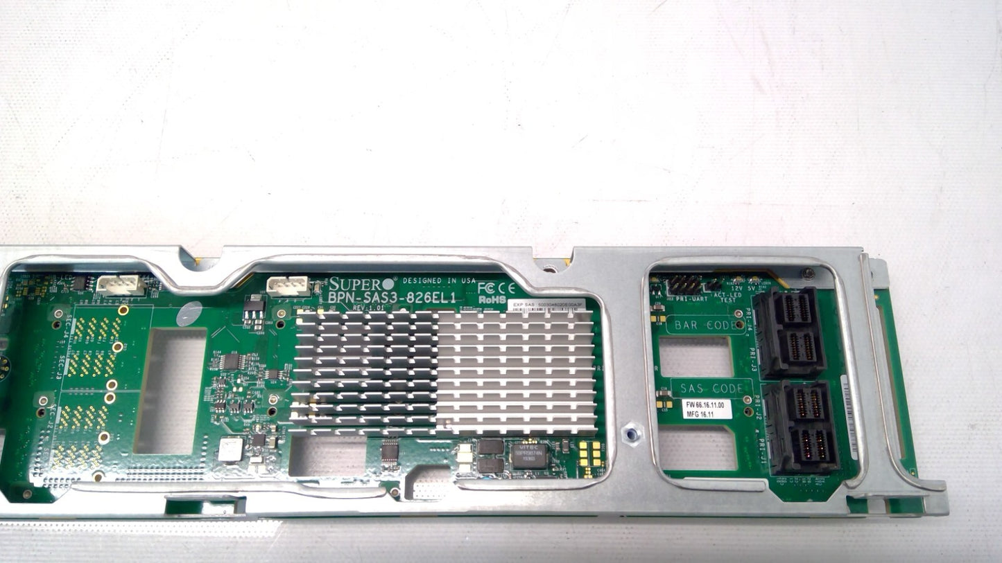 Supermicro Backplane BPN-SAS3-826EL1 12Gbs SAS / SATA 12x LFF SC829U