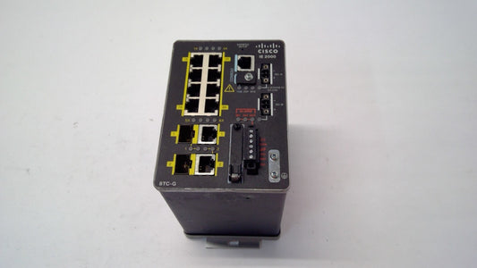 Cisco IE-2000-8TC-G-E Industrial Ethernet Switch 8x FE 2x GE Combo LAN Base DIN