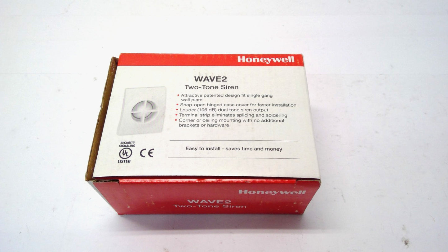 Honeywell WAVE 2 Two-Tone Siren 106 dB Indoor Alarm Siren