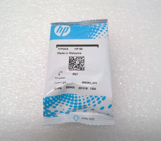 HP 68 Tri-color Original Ink Cartridge (7FP20A) FOR ENVY 6100 ,6500 Series