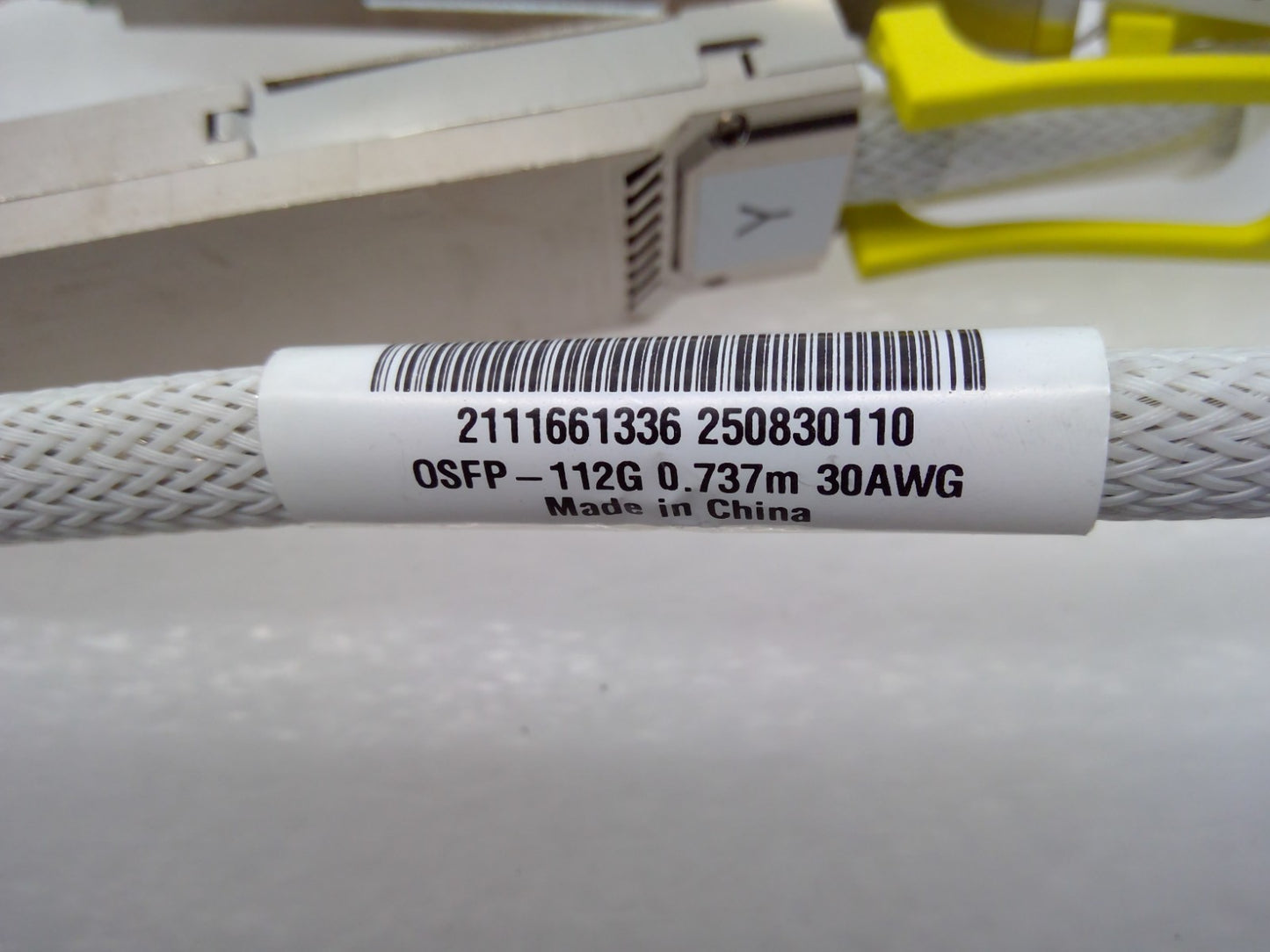 Molex 2111661336 800G OSFP to OSFP Passive DAC Cable 30AWG 0.737m 1155819-03