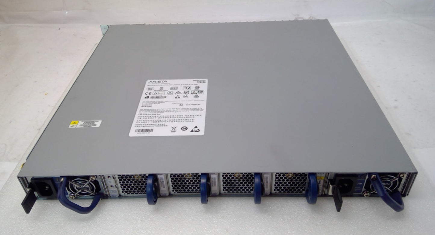 Arista DCS-7050SX-64-R 48x10G-SFP+ 4x40G-QSFP Port Network Switch