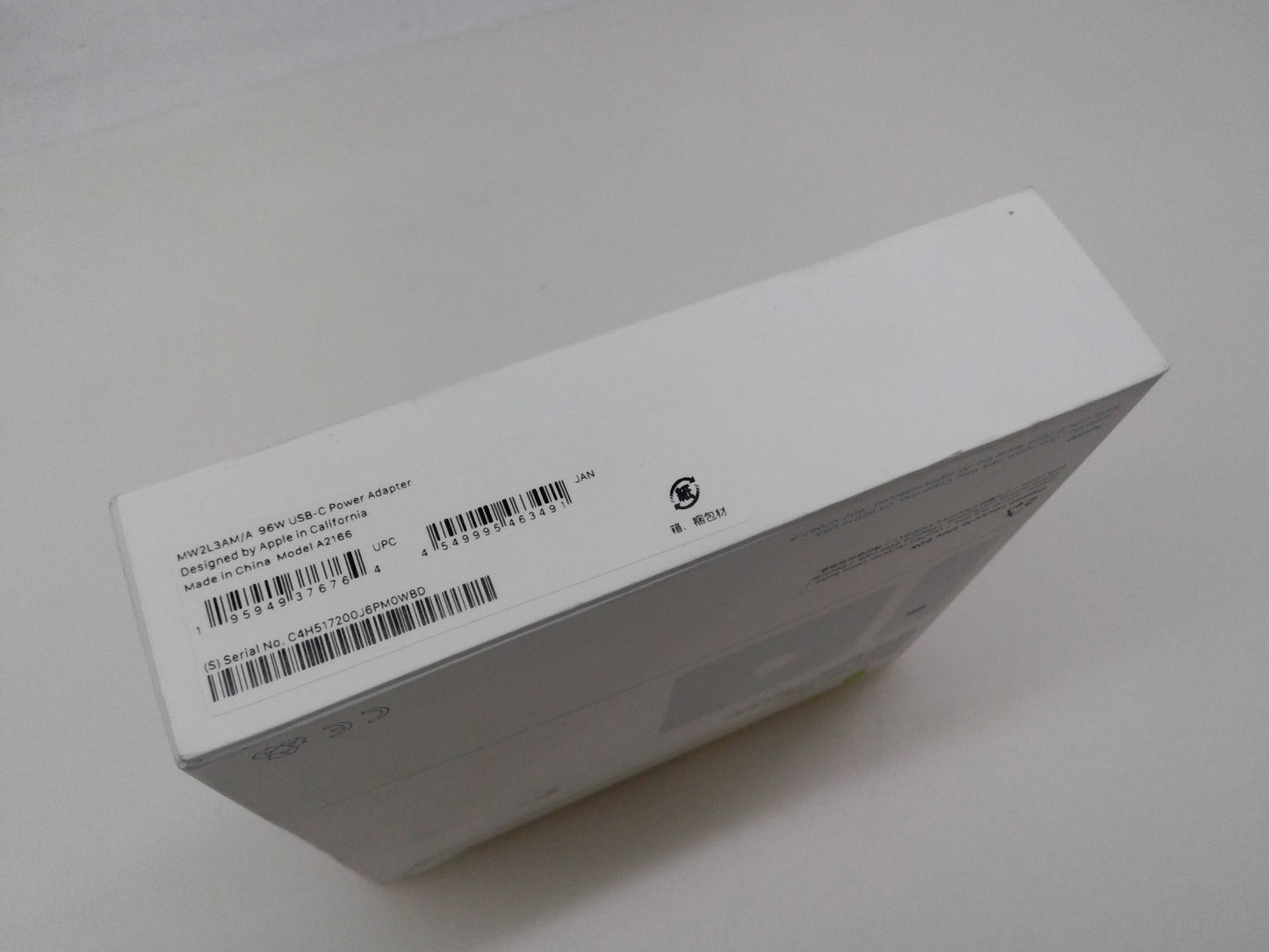 New Genuine Apple A2166 MacBook Pro 13"-16" 96W USB-C Power Adapter Sealed