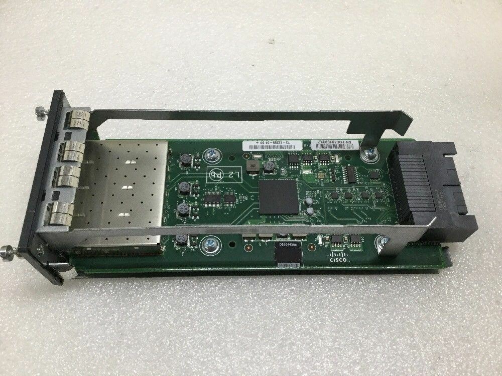 Cisco C3KX-NM-10G 10GB SFP Network Expansion Module for 3750X C3560X Switches