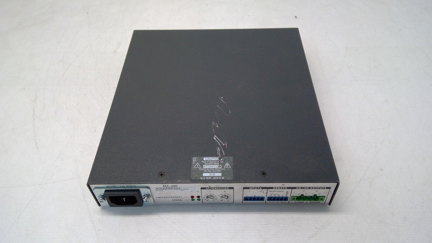 Extron XPA 1002 Power Amplifier Two Channel Low Impedance Amplifier