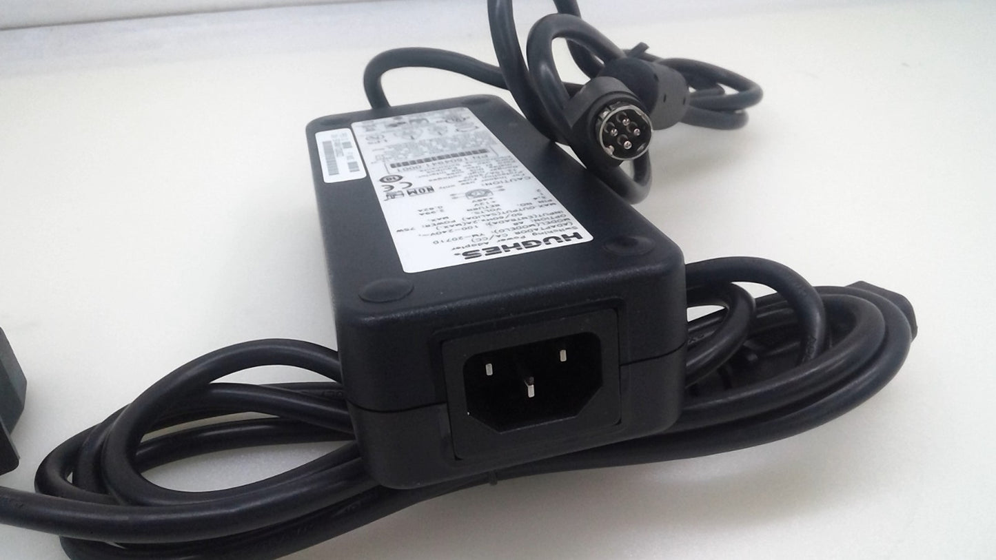 Hughes Switching Power Adapter Model YM-2071D 4-PIN 12V /2.99A  48V/0.82A