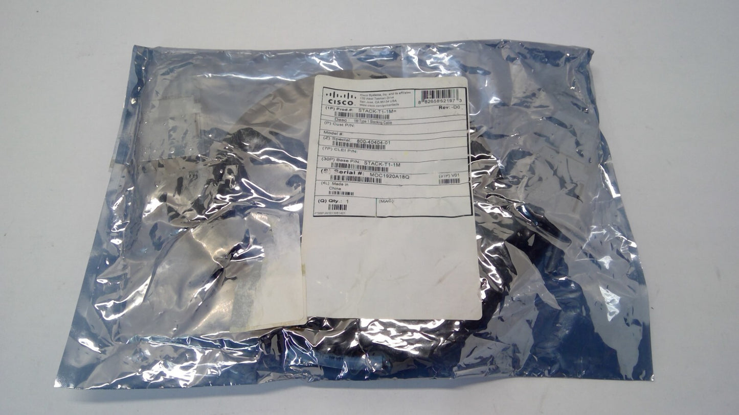 CISCO NEW STACK T1-1M StackWise 1M Stacking Cable CISCO 800-40404-01