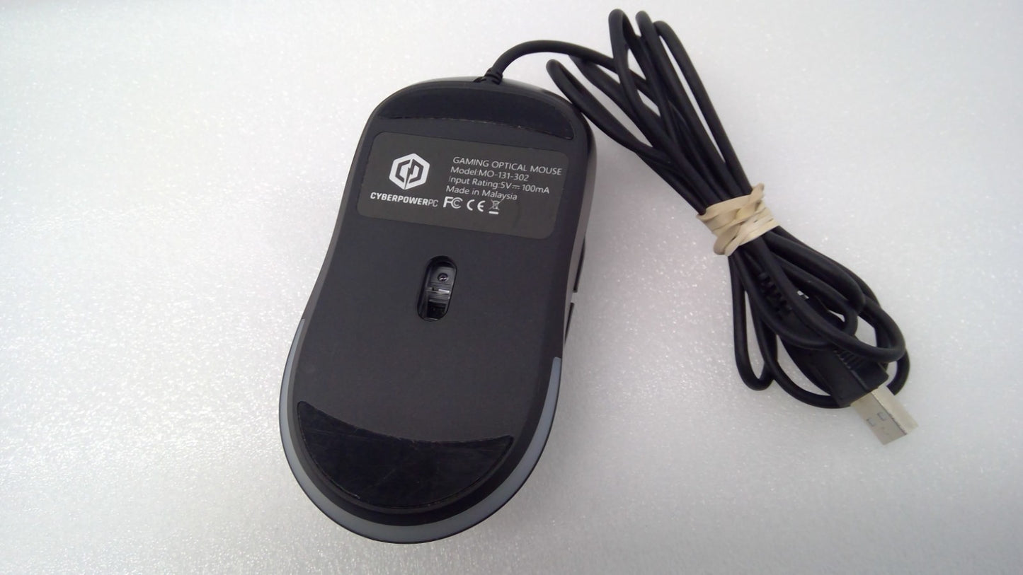 CyberPower PC Elite M2 Gaming USB Mouse MO-131-302 RGB 6 Color Button & Lighting