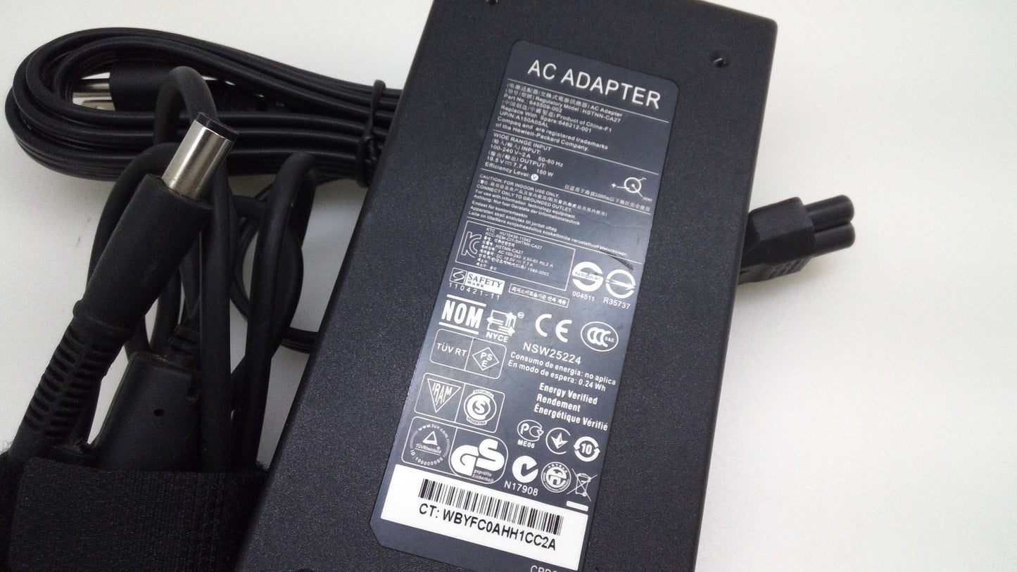 150W 19.5V 7.7A Power AC Adapter 645509-002 646212-001 HSTNN-CA27 Tip 7.4*5.0mm