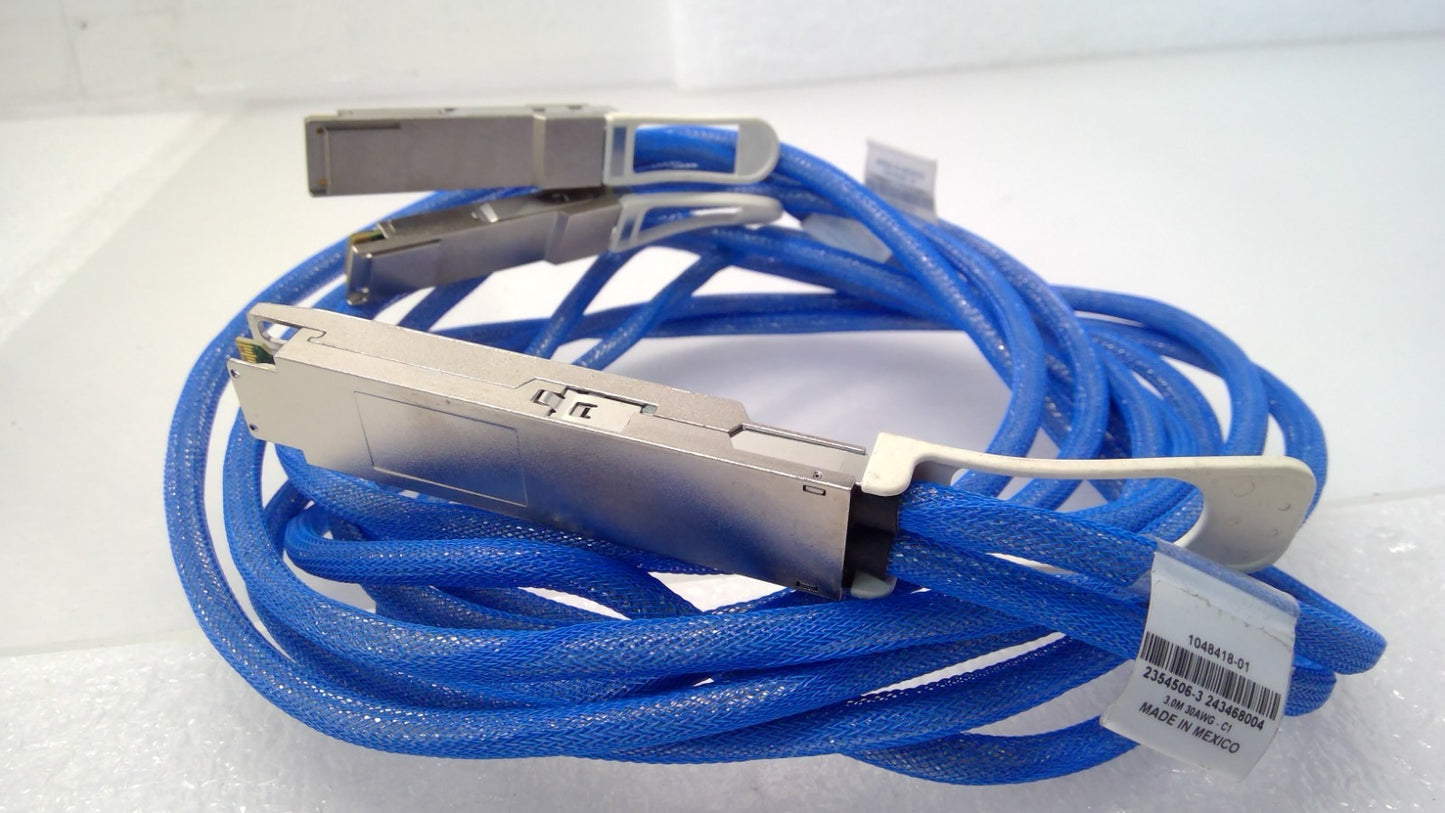 TE Connectivity 2354506-3 800G OSFP TO 2X400G QSFP112 DAC Cable 3m 30AWG