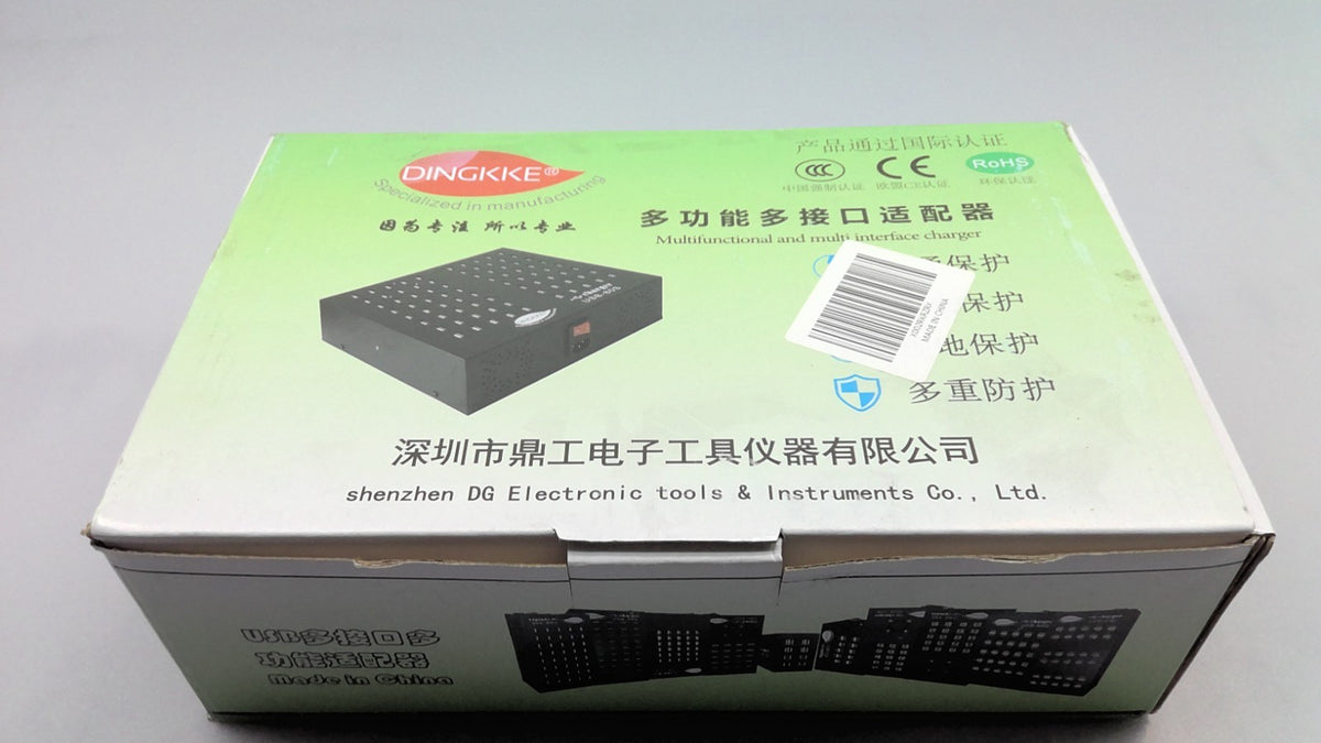 New DINGIKKE USB-60D 60-Port USB Charging Station Fast Charge Black
