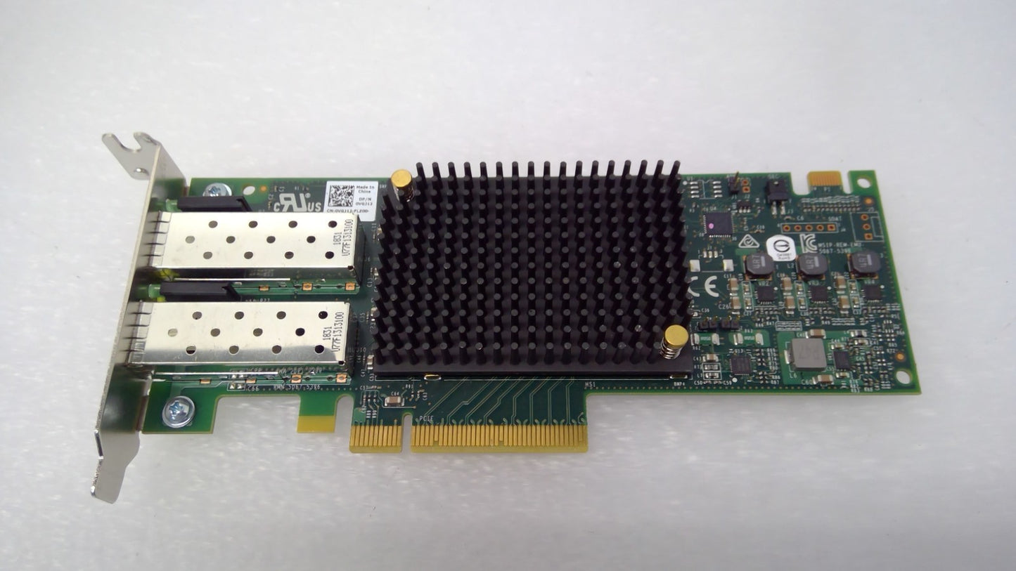 Dell 0VGJ12 Emulex LPE31002 16GB Dual Port Fiber Chanel FC Host Bus Adapter