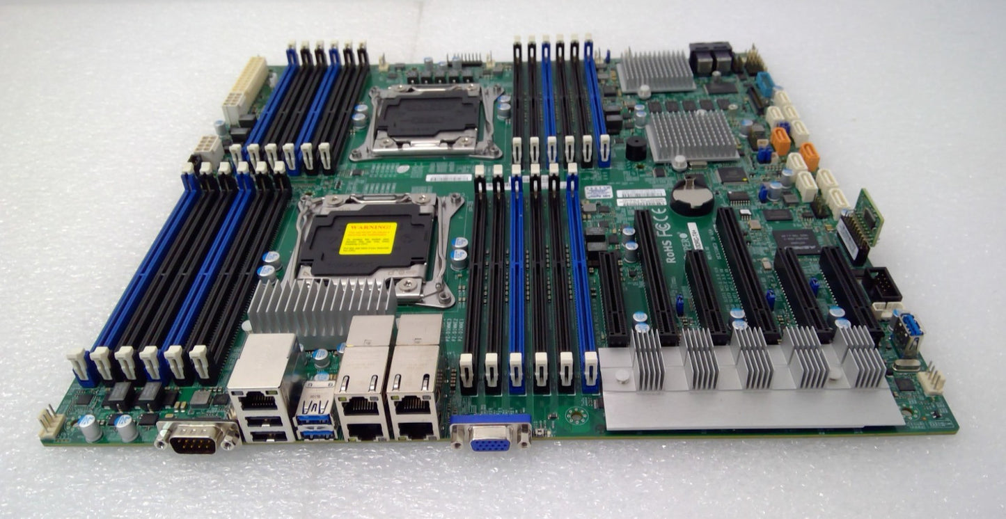 Supermicro X10DRC-T4+ Intel C612 EE.ATX Dual LGA2011-3 10Gb LAN SAS3 Motherboard