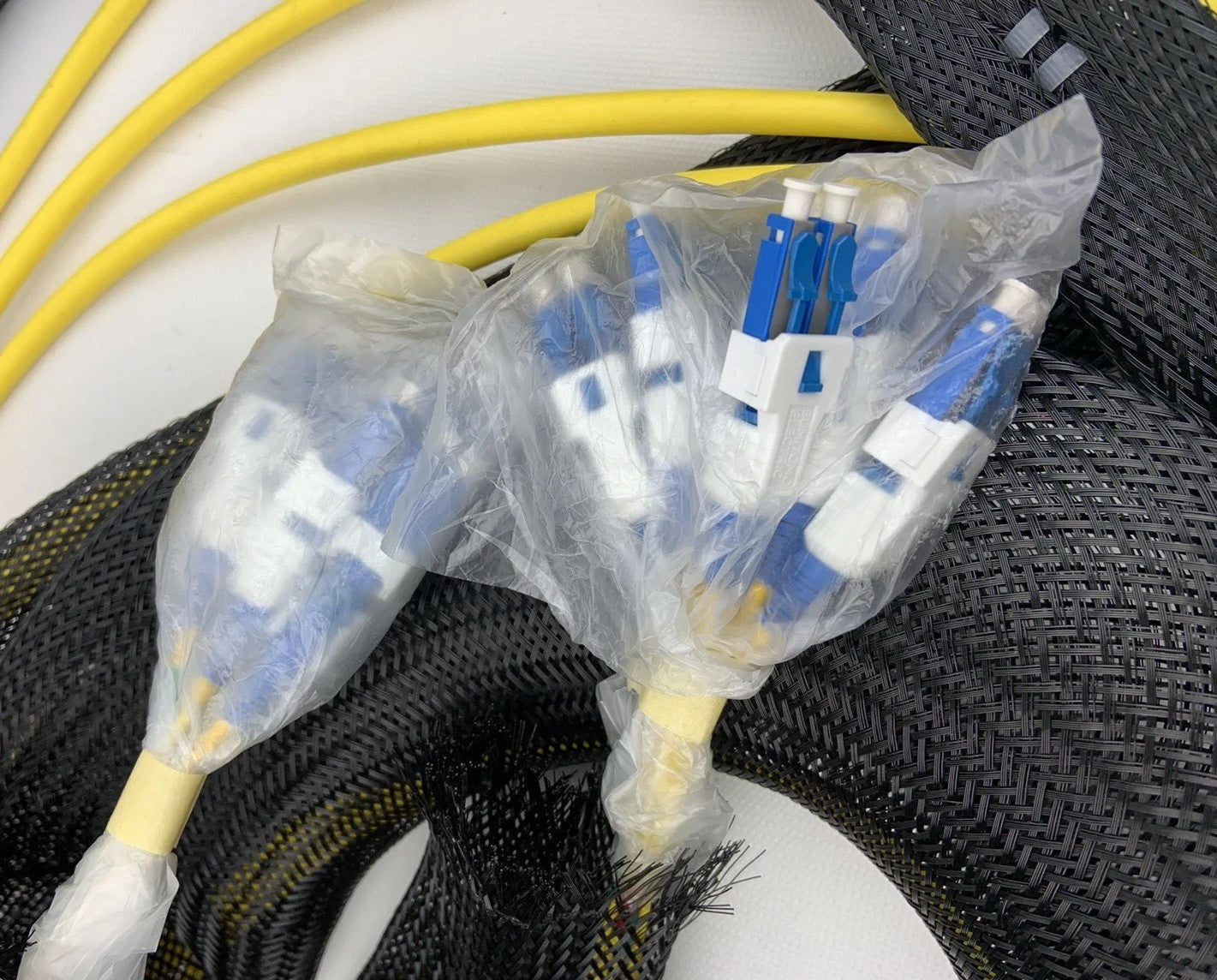 LC Ribbon Pigtails Fiber Optic Single Mode Cable