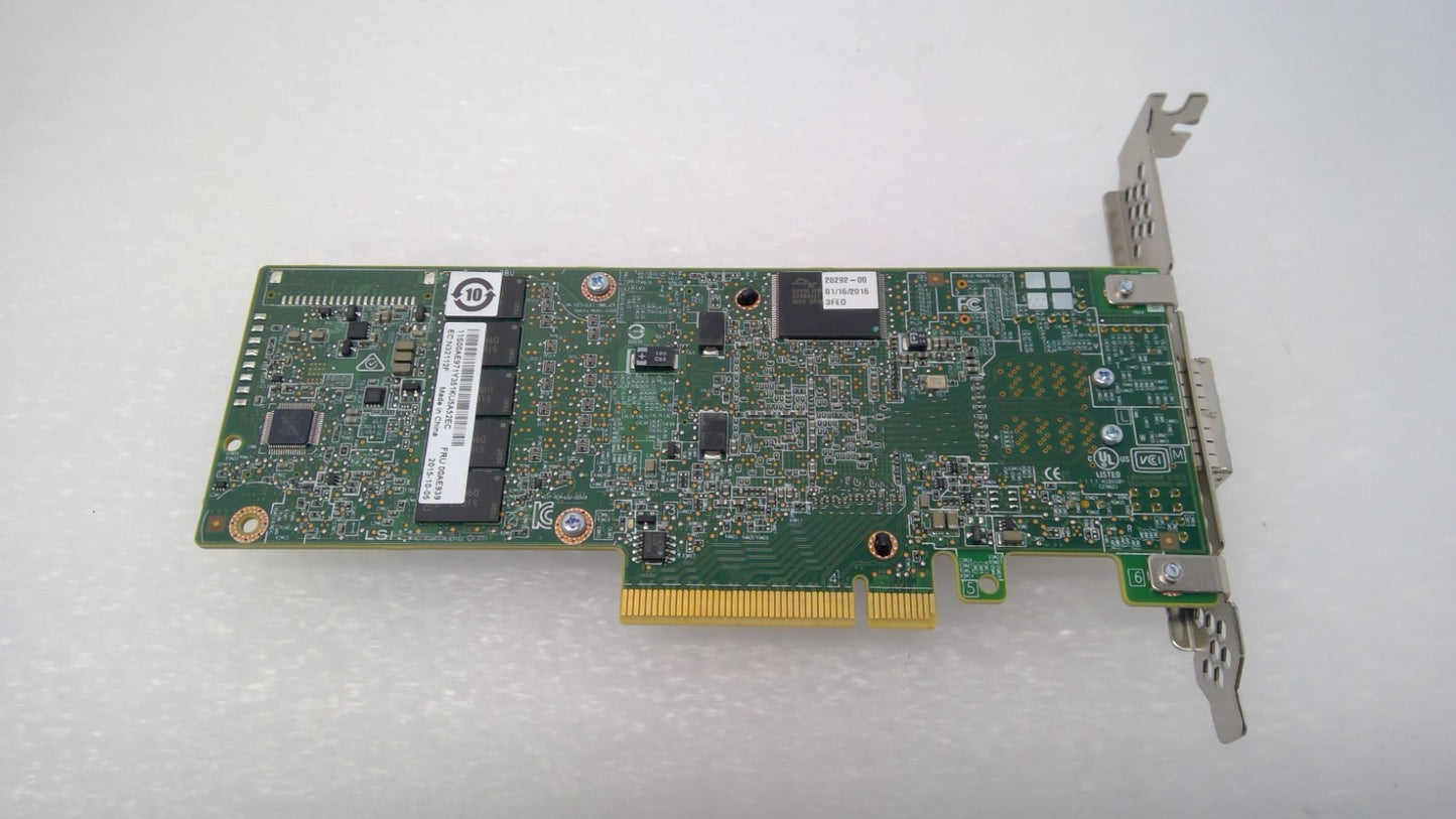 Lenovo IBM 00AE939 M5225 2GB 00AE971 PCle Controller raid card 03-25528 *READ