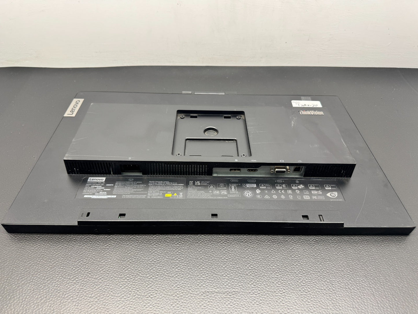 Lenovo T24V-20  24" Monitor, HDMI Displayport , No Stand-Tested *READ*