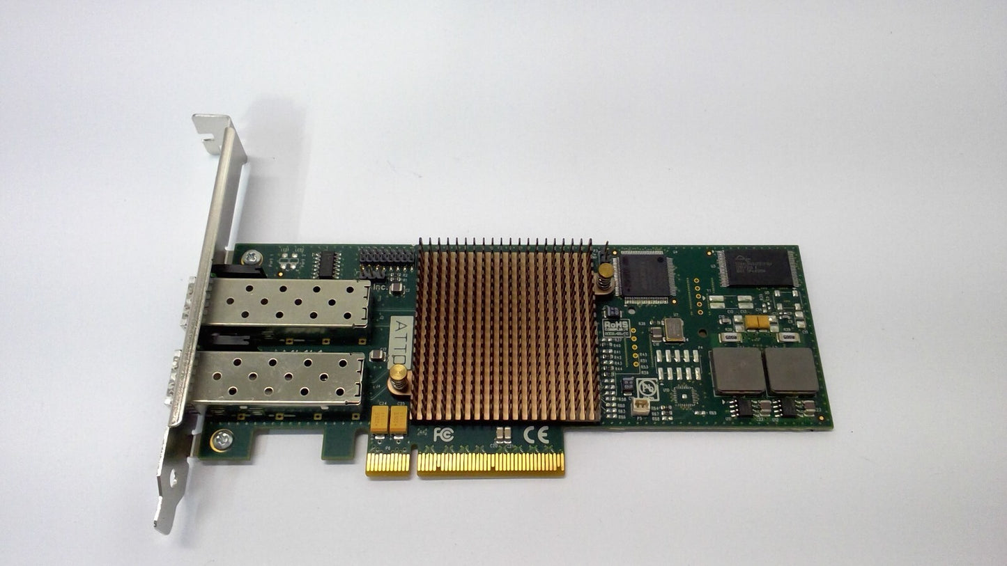 ATTO B4/e1/e1 FC82EN NIC Fiber Fibre Channel PCI-e Card High profile