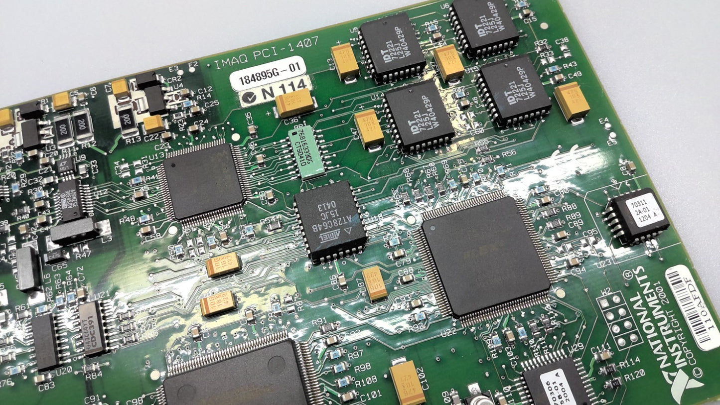 National Instruments IMAQ PCI-1407 184895G-01 N114 Video Frame Grabber
