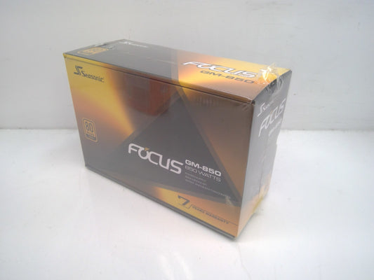 [New] Seasonic Focus GM-850 850w Semi-Modular ATX Power Supply PSU 80 Plus GOLD